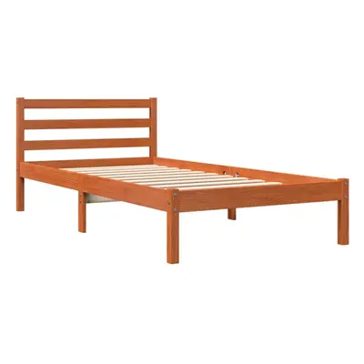 (90 x cm) vidaXL Bed Frame Bedroom Bedstead Bed Base Mattress Foundation Solid Wood Pine