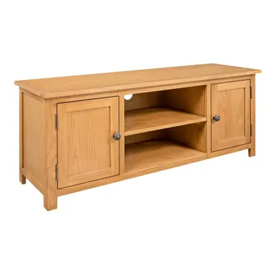 vidaXL Solid Oak Wood TV Cabinet Living Room TV Stands Units Side Cabinet