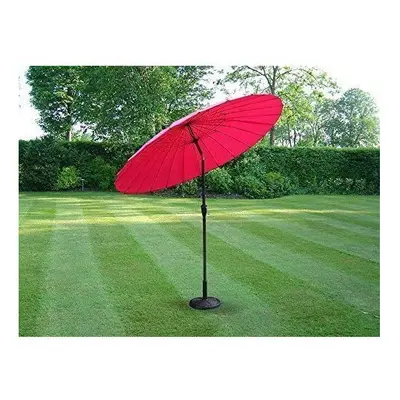 2m Garden Parasol with Aluminium Tilting and Crank Handle, Sunshade