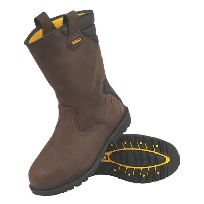 (8 (Adults')) DeWalt DEWRIGGER10 Classic Rigger Brown Safety Boots UK Euro