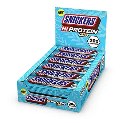 MARS Snickers Hi-Protein Bars Chocolate Crisp 12x55g