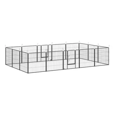 PawHut Panels Heavy Duty Puppy Play Pen for Small, Medium Dogs 80Hcm