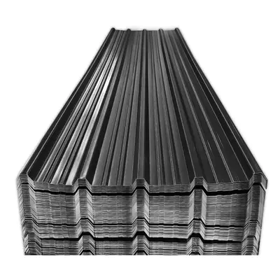 12x Black Cladding Galvanized Roof Sheets Metal Profile Corrugated Roofing Sheet