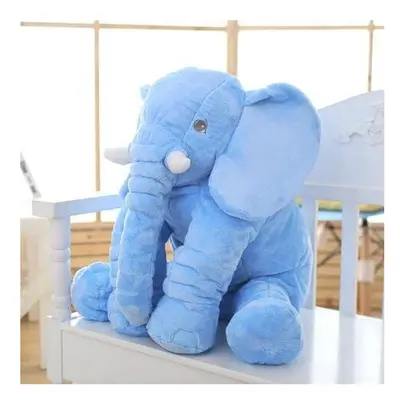 (60 cm, Blue) Giant Elephant Plush Toy Baby Pillow