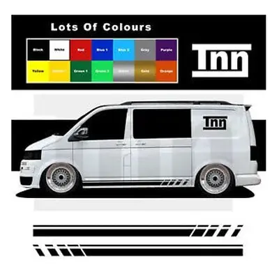 For VW Transporter T5 Stickers Side Stripe SWB T6 T4 Sticker Decal Camper Vinyl