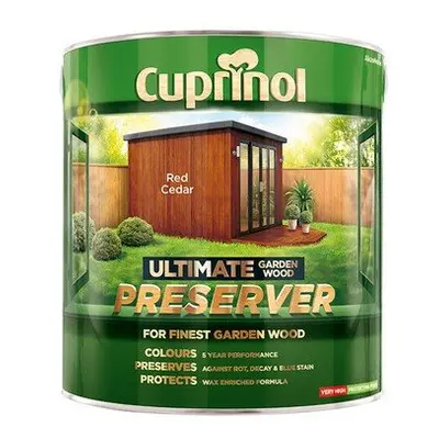 Cuprinol Ultimate Garden Wood Preserver Red Cedar Litre