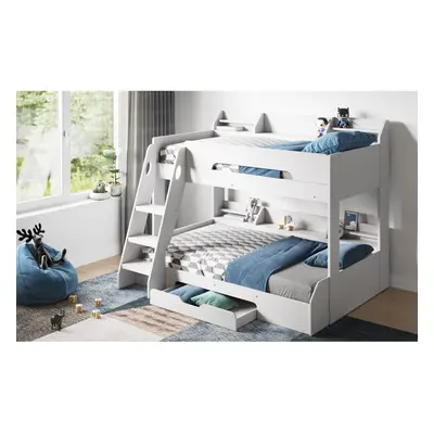 Flick Triple Bunk Bed - White