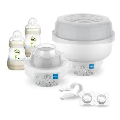 MAM in Electric Steriliser & Express Bottle Warmer; includes x 160ml Easy Start Anti-Colic Bottl