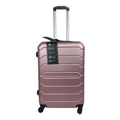 (R.Gold, Medium) Hampton & Stewart Suitcase Hardshell Lugguage