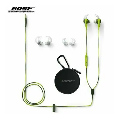 Bose SoundSport in-Ear Headphones Earphones with Volume Cont. Green - iOS