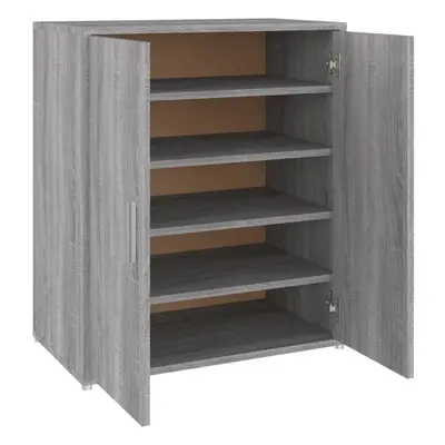 (grey sonoma) vidaXL Shoe Cabinet Engineered Wood Shoe Rack Storage Cabinet Multi Colours