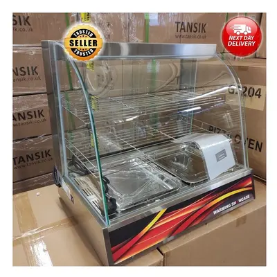 Commercial Food Warmer Pizza Pie Cabinet Display Hot Case Showcase