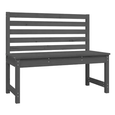 (grey pine, x x 91.5 cm) vidaXL Garden Bench Outdoor Picnic Bench Camping Wooden Bench Solid Woo