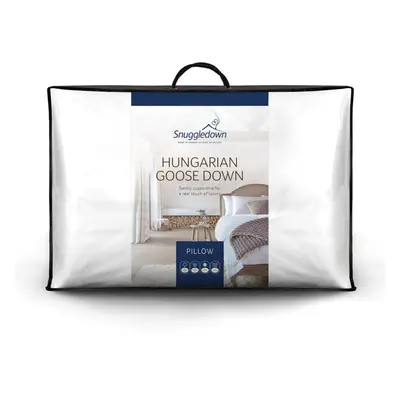 (Soft Pillow, Pack) Snuggledown Hungarian Goose Down Pillow UK Made