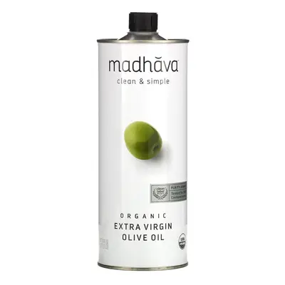 Madhava Natural Sweeteners, Organic Extra Virgin Olive Oil, 33.8 fl oz