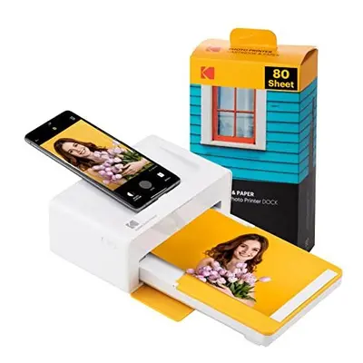 Dock Plus 4PASS Instant Photo Printer 4x6 Sheets Bundle