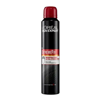 LOrÃ©al Men Expert Extreme Fix Indestructible Spray: Extra Strong Styling Hair Spray; Any Hair T