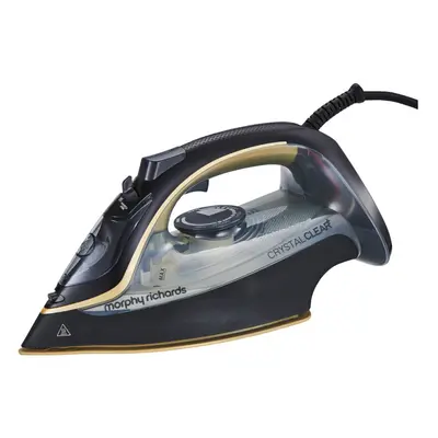 Morphy Richards Steam Iron with Crystal Clear Water Tank - Black/Gold