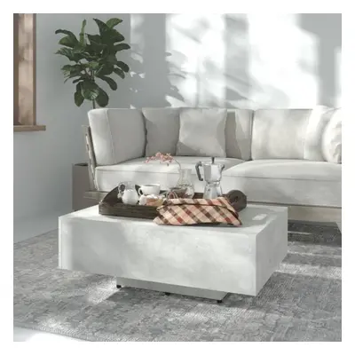 vidaXL Coffee Table Concrete Grey Chipboard Living Room Furniture Couch Table