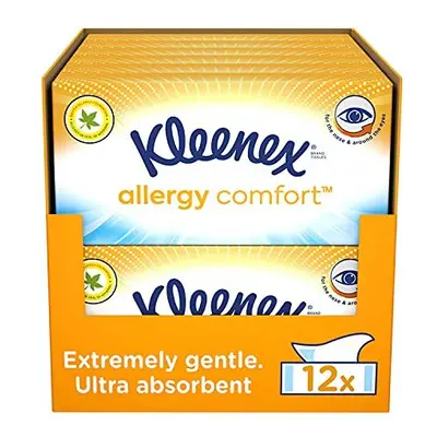 Allergy Comfort Tissues Pack of Tissue Boxes Hayfever Allergy Comfort Tissues Extremely Gentle T