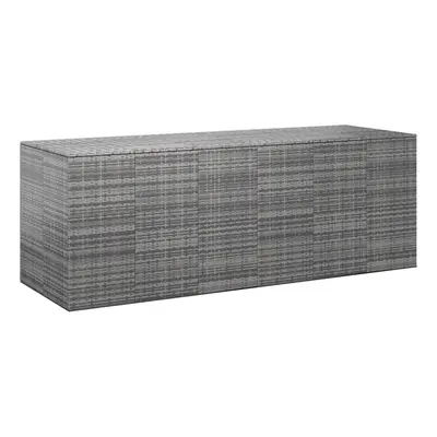 (grey, x 100.5 x cm) vidaXL Garden Cushion Box PE Rattan Patio Storage Box Multi Colours/Sizes