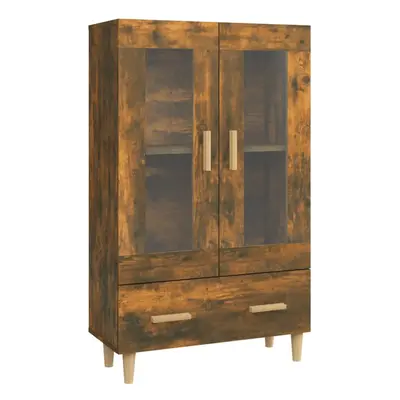 (Smoked oak) vidaXL Highboard Side Cabinet Cupboard Storage Side Cabinet Engineered Wood