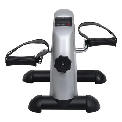 Silver Mini Exercise Bike with Plastic Flywheel