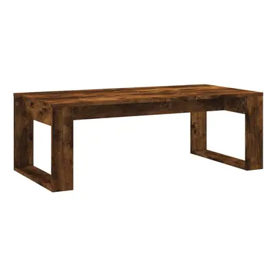 (smoked oak) vidaXL Coffee Table Side Table End Table Sofa Table White Engineered Wood