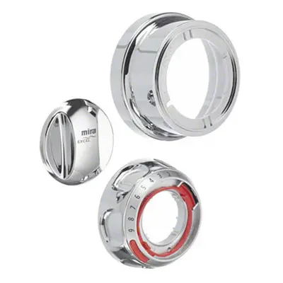 Mira Excel 410.34 Shower Control Handle Knob Pack Chrome to suit - Models