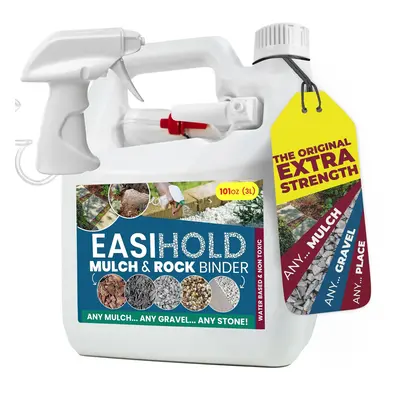 EASIHOLD ROCKS - 3L Resin Gravel Glue with Applicator for Bonding Stones, Bark and Gravel on Bor