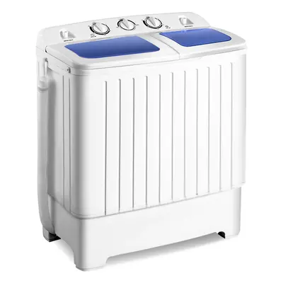 Twin Tub Washing Machine Compact Mini Laundry Washer 5KG Washer+3KG Dryer