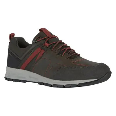 (Dark Coffee, UK / EU 43) Geox Delray Amphibiox Mens Brown Waterproof Walking Shoes Trainers