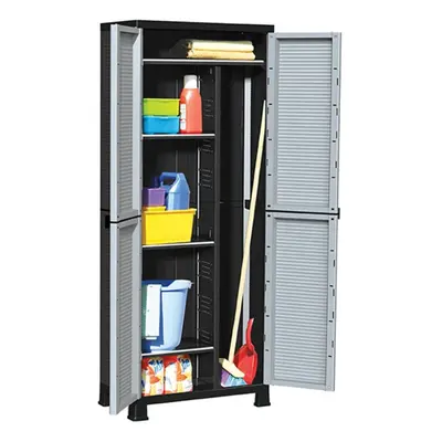 vidaXL Plastic Cabinet Home Organiser Storage Locker Rack Cabinet Cupboard