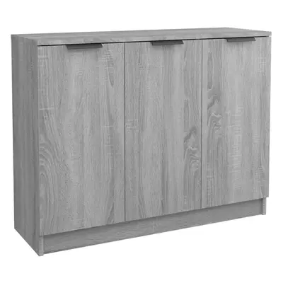 (grey sonoma) vidaXL Sideboard Engineered Wood Cupboard Home Storage Cabinet Multi Colours