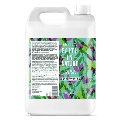 Faith In Nature Natural Lavender and Geranium Hand & Body Lotion, Relaxing, Vegan & Cruelty Free