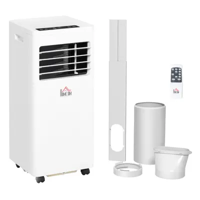 HOMCOM Mobile Air Conditioner White W/ Remote Control Cooling Ventilating 557W