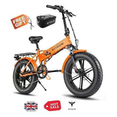 (Orange) ENGWE EP-2 PRO Electric bike 750W Powerful Motor, 48V 13Ah Battery Free Gifts