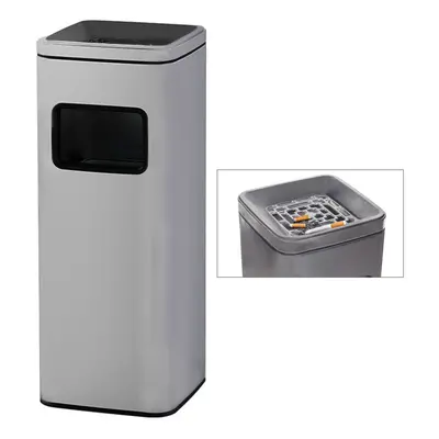 Free Standing Stainless Steel Cigarette Outdoor Rubbish Bin Ashtray