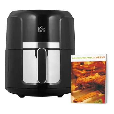 HOMCOM Air Fryer 1300W 4L with Rapid Air Circulation Timer and Nonstick Basket