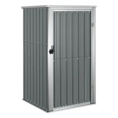 (grey, x x cm) vidaXL Garden Tool Shed Blanket Box Outdoor Tool Storage Shed Galvanised Steel