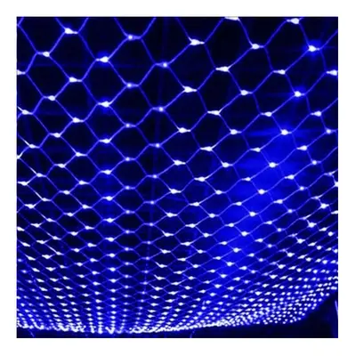 (Blue, Not Specified) 6x4M LED Net Lights Mesh Outdoor Curtain Christmas Fairy String Lights Mai