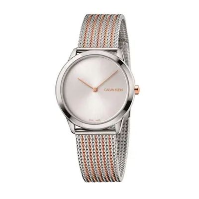 Calvin Klein K3M22B26 Minimal Quartz Silver Dial Unisex Watch