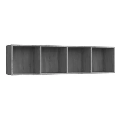 (Grey sonoma) vidaXL Book Cabinet/TV Cabinet Living Room Wall Shelf Book Stand Wall Rack