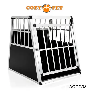 Aluminium Car Dog Cage Cozy Pet Travel Puppy Crate Transport ACDC03