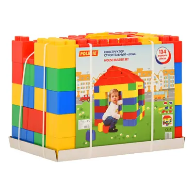 Polesie Wader Block Toys 134 Pieces Stacking Blocks Building Brick Set