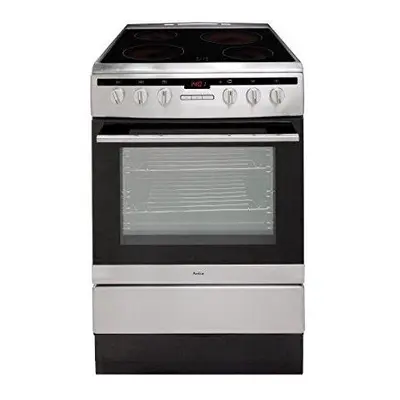 Amica 608CE2TAXX Freestanding Ceramic Top Cooker cm Stainless Steel