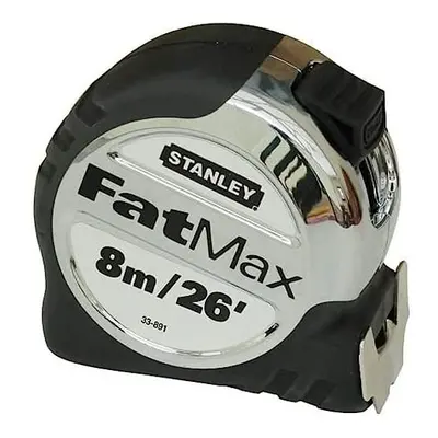 FATMAX XTREME Tape Measure Metric/Imperial System 8M 32mm Wide with Chrome Case and Rubber Grip 