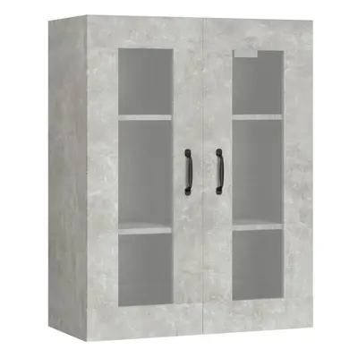 (Concrete grey) vidaXL Hanging Wall Cabinet Storage Cabinet Wall Cupboard Floating Cabinet