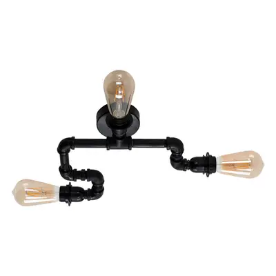 Luiggi Way Black Ceiling Bar Light