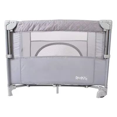 Red Kite Dreamer Bedside Crib, Soft Grey